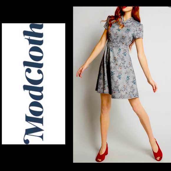 Modcloth Dresses & Skirts - ModCloth High Society Houndstooth Dress